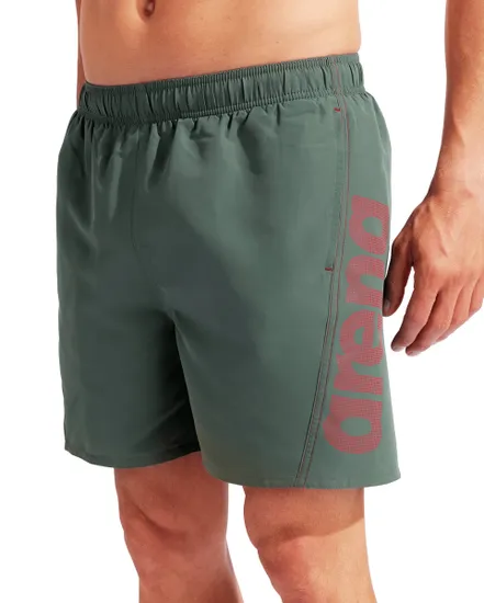 Short de bain Homme FUNDAMENTALS ARENA LOGO BOXER R Vert