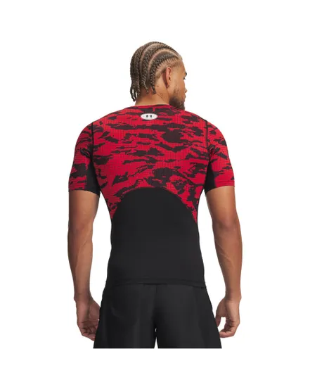 T-shirt Homme UA HG PRINTED SS Rouge