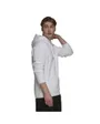 Sweat à capuche manches longues Homme M FEELCOZY HD Blanc