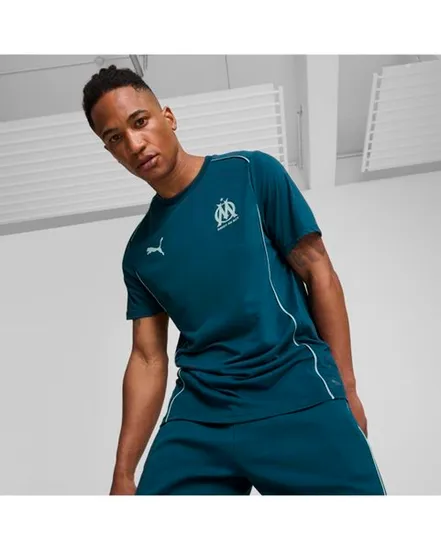 Maillot de football Homme OM CASUALS TEE Bleu