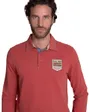 Polo manches longues Homme GUIPAVAS Braise