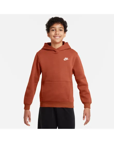 Sweat à capuche Enfant plus agé K NSW CLUB FLC HDY LBR Orange