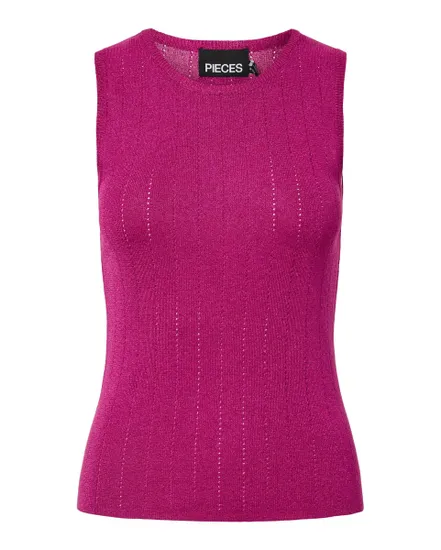 Haut Femme PCSALIMA SL O Neck Knit Top MSA