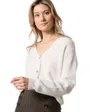 Gilet Femme PCNIBE LS Rev Deep Back Knit