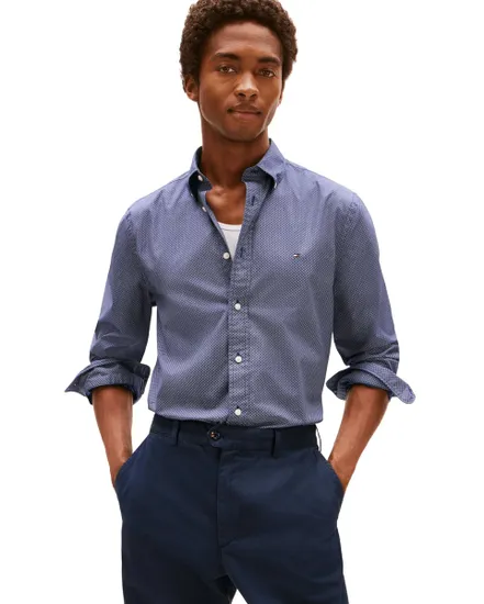 Chemise Homme Flex Poplin Micro Rf Print