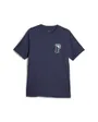 T-shirt manches courtes Homme FD SQUAD BADGE TEE Bleu