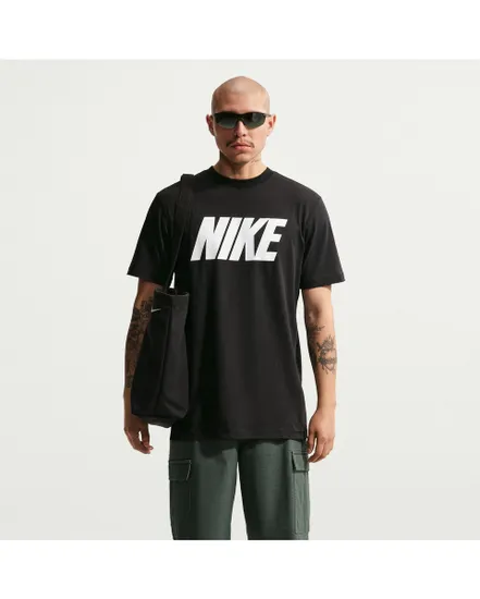 T-shirt Homme M NK CLUB VARSITY SS LIFESTYLE Noir