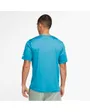T-Shirt de Running homme M NK RN DVN MILER SS EMBOSS Bleu