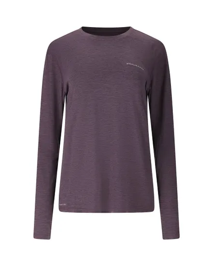T-shirt manches longues Femme ALVALY W MELANGE L/S TEE Violet