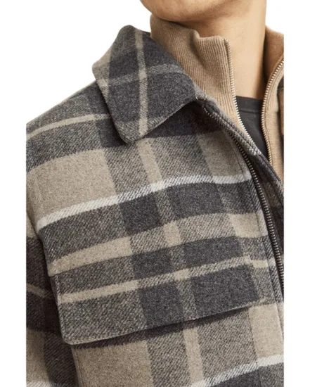 Overshirt Homme JPRBLURUSSEL Veste Mélange Laine SN