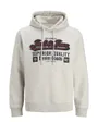 Sweat À Capuche Homme JJELOGO Sweat Hood 2 Col