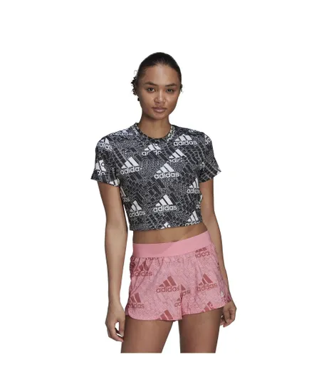 Crop top Femme W BLUV Q3 TRN T Gris