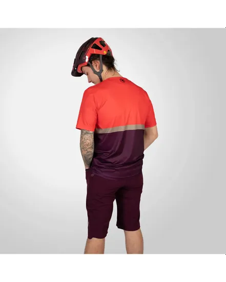 T-shirt manches courtes Homme SINGLETRACK CORE II Violet
