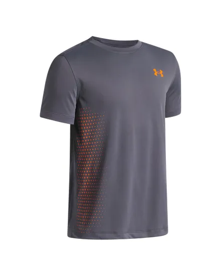 T-shirt Enfant UA TECH PLAY SS Gris