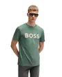 T-shirt col rond Homme THINKING 1 Vert Clair