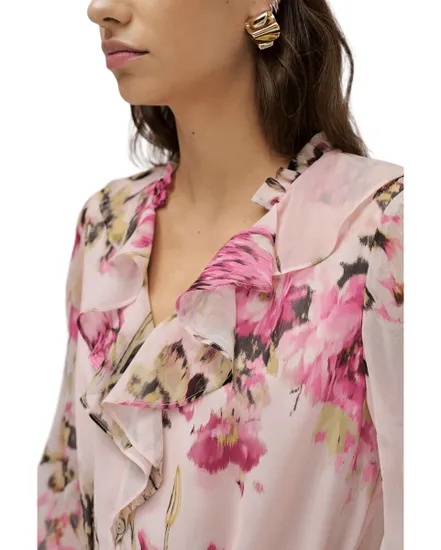 Robe Femme A-Line Avec Volants Et Ceinture Salsa