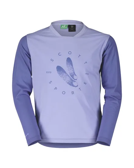 Maillot manches longues Enfant TRAIL FLOW 20 DRI Bleu