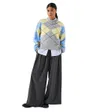 Pull Homme Argyle Alpaga