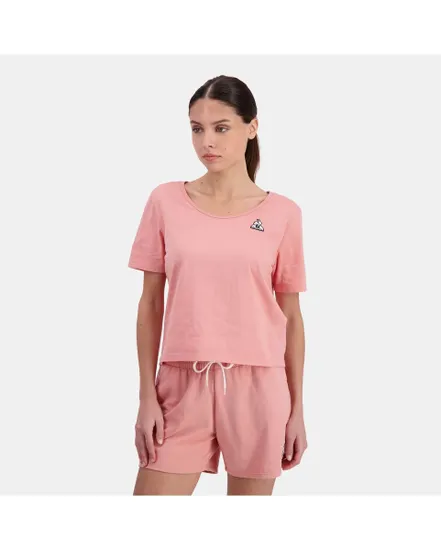 T-shirt Femme ESS TEE SS N1 W ROSETTE Rose