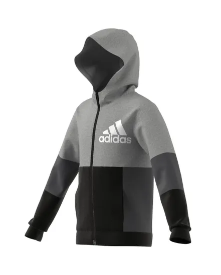 Sweat à capuche enfant Enfant U CB FZ HOODIE Gris