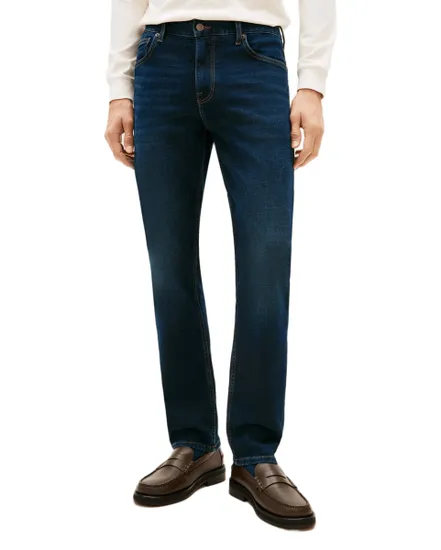 Jean Homme STRAIGHT DENTON STR Bleu Foncé