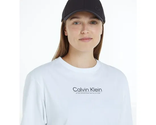 Casquette Femme CK COTTON CAP Noir