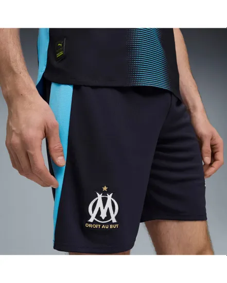 Short de football Homme OM SHORTS REPLICA W/ Bleu