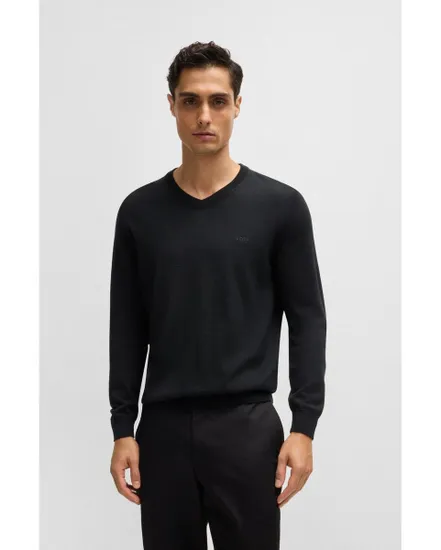 Pull col V Homme BARAM-L Noir