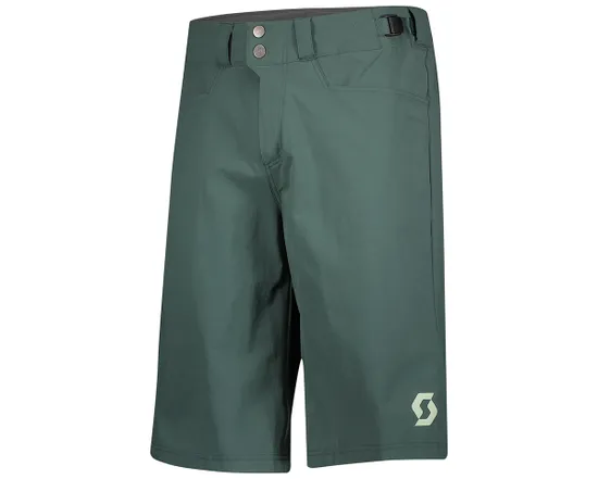 Short Homme TRAIL FLOW AVEC PAD Vert Fumé