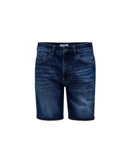 Short Jean Homme S Activ Dark Wash Salsa