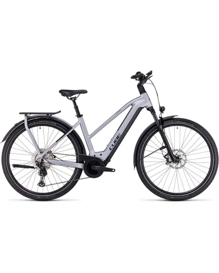 Vélo électrique trekking Femme KATHMANDU HYBRID SLX 750 Argent