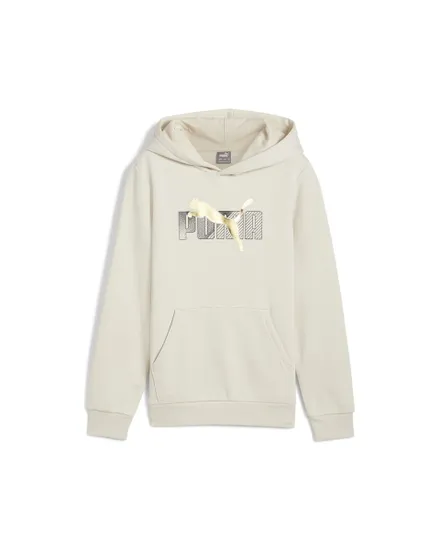 Sweat à capuche Enfant B ESS+LLAB H HDY FL Beige