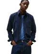 Chemise Homme REG BABY CORD SHIRT EXT Bleu Marine