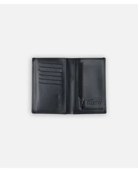 PORTEFEUILLE CUIR 3 VOLETS Noir
