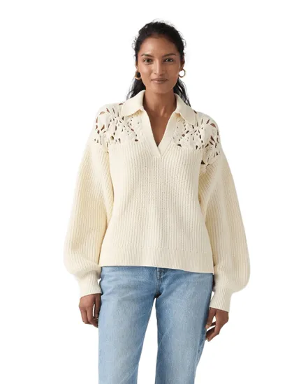 Polo Femme Bianca Crochet
