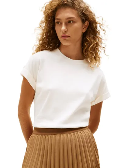 T-Shirt Femme Gold Button