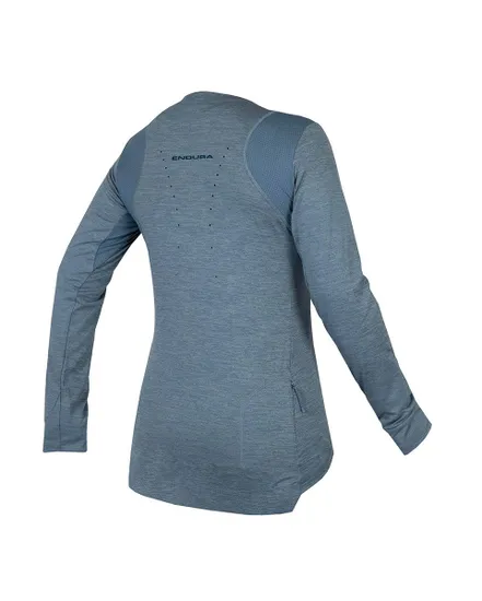 Maillot manches courtes Femme SINGLETRACK Bleu