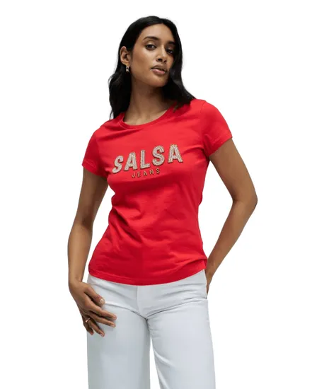 T-shirt Femme Embellishment Branding