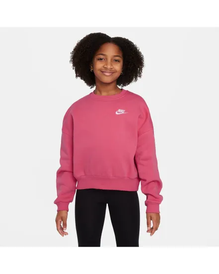 Sweat Enfant plus agé G NSW CLUB FLC BXY CRW LBR Rose