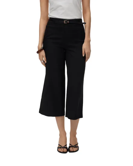 Pantalon Culotte Femme VMELMA HW Wide Belt Pant