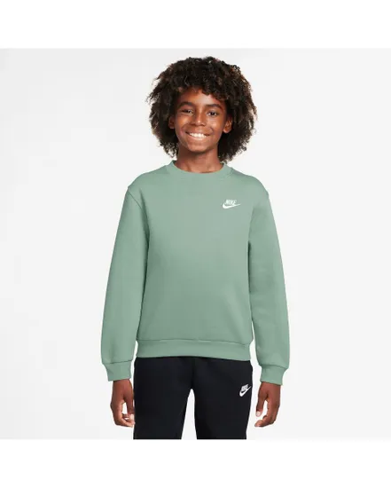 Sweatshirt Enfant plus âgé K NSW CLUB FLC CREW LS LBR Vert