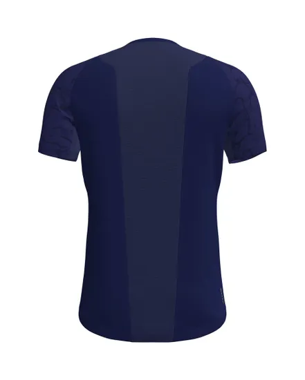 T-shirt manches courtes Homme UA RUSH EMBOSS SS Bleu