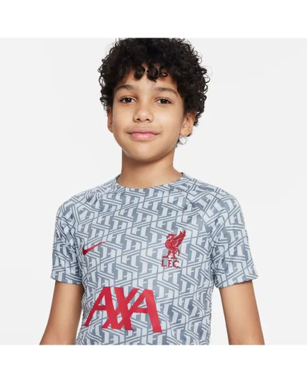 Maillot de football Enfant LFC Y NK DF TOP SS PM Gris