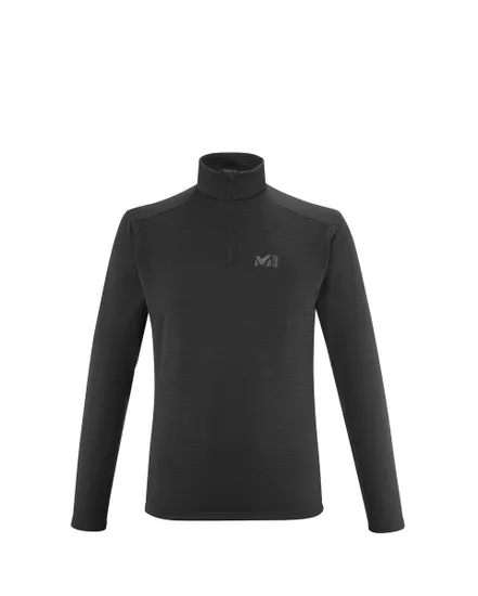 Haut zip manches longues Homme INTENSE FLEECE PO Noir