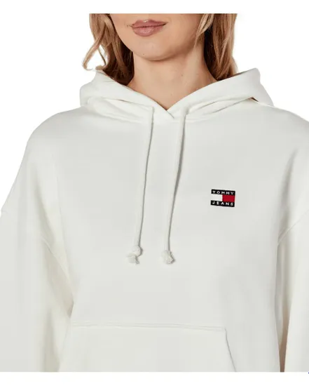 Sweat à Capuche Femme Badge Tommy Jeans