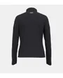 Haut d'entrainement Femme UA TECH WM TAPE HALF ZIP Noir