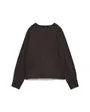 Pull Femme VMAQUARIUS LS V-NECK RAGLAN PULLOVER BF Marron