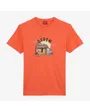 T-shirt manches courtes Homme TEE SHIRT MANCHES COURTES GRAPHIQUE Orange