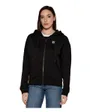 Sweat zippé à capuche Femme DALFINE Noir