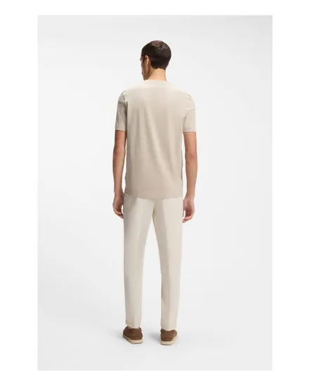 T-shirt col rond Homme THOMPSON Beige Clair